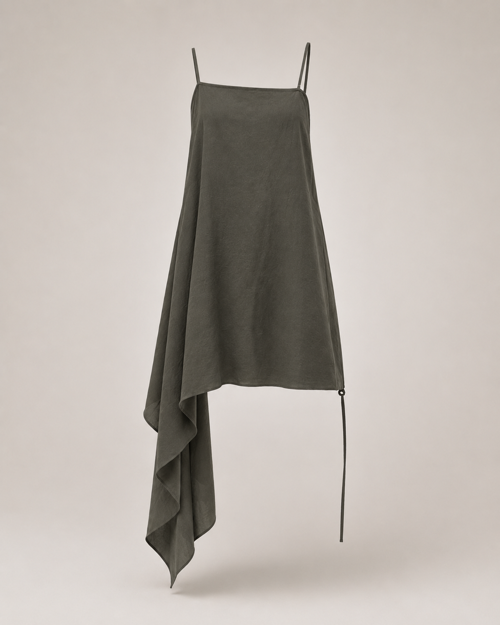 Ribbon Cami Set · Tencel Linen Gray