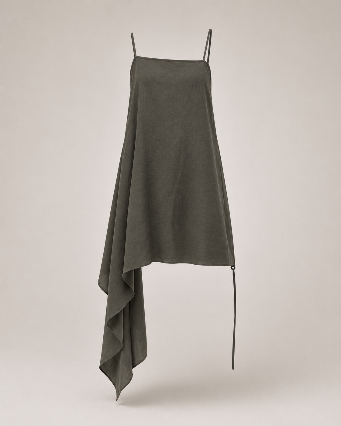 Ribbon Cami Set · Tencel Linen Gray