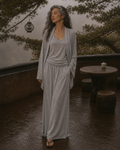 Mist Robe Three-Piece Set · Grey
