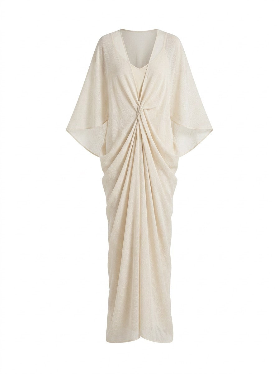 Cloud Sleeve Robe Set · Blush Pink