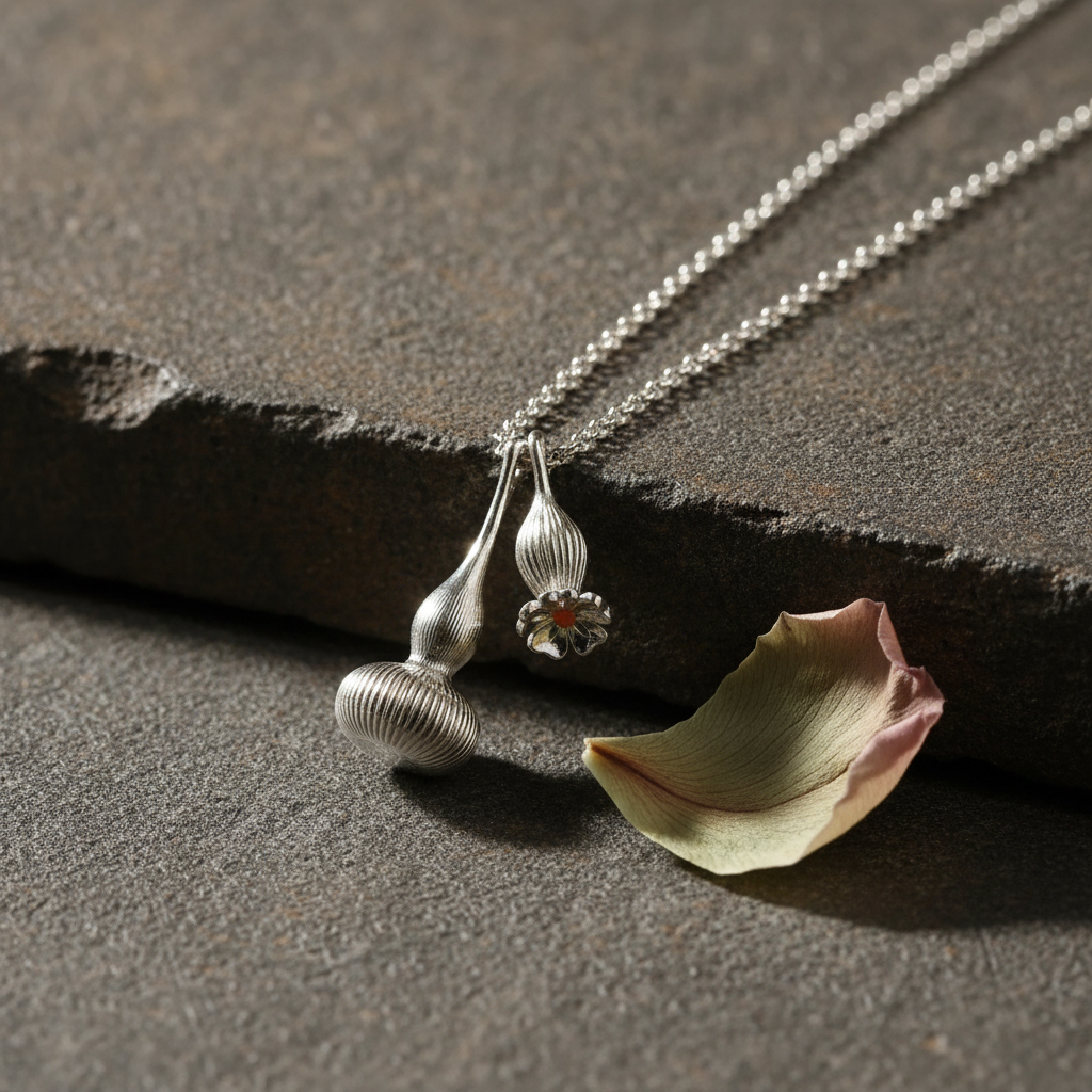 Gourd Necklace — Brand Visual Product Shot